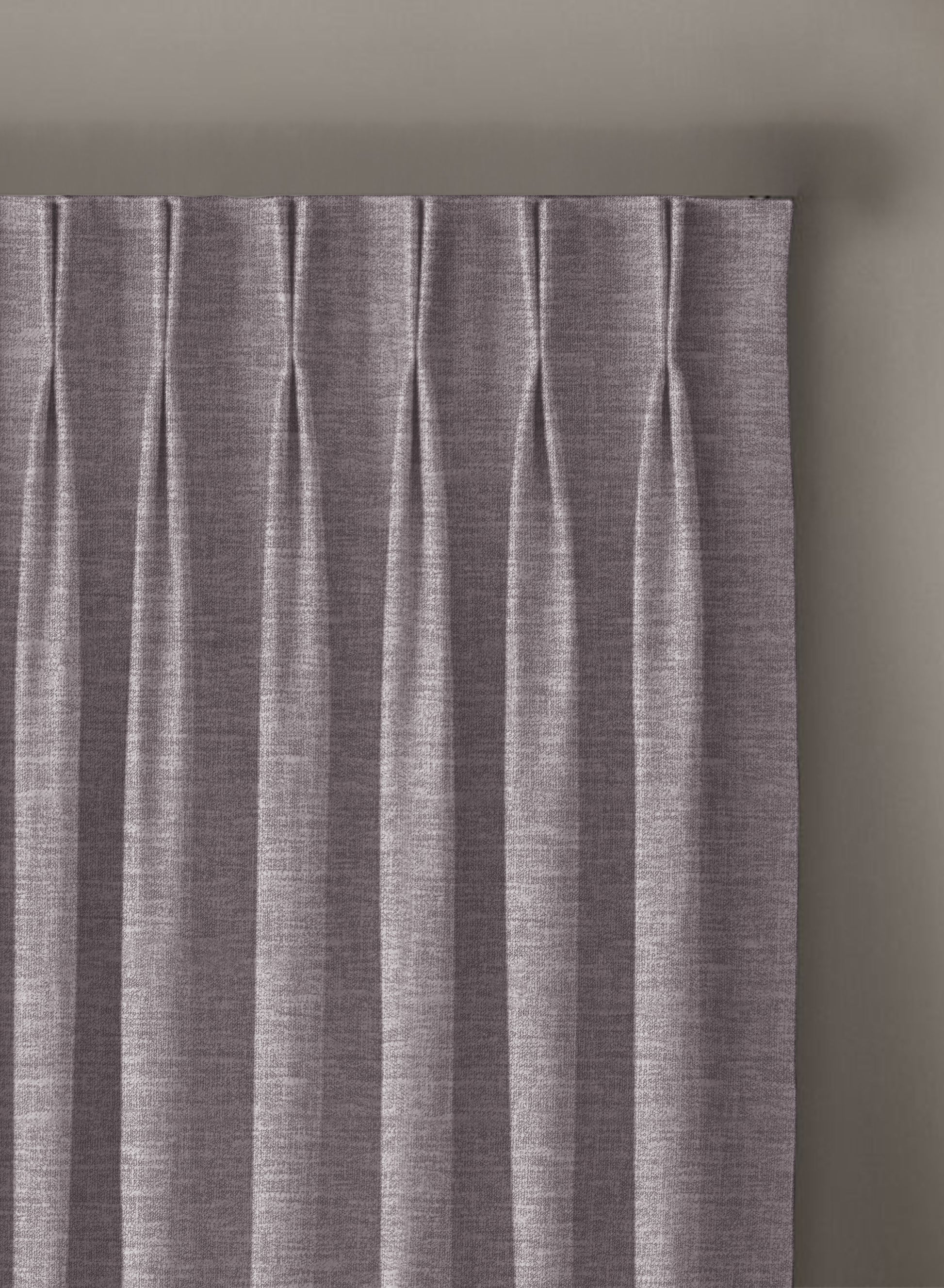Amore Plain Cotton Room Darkening Curtains | Modern Elegance | Gray | Set of 2 | Fully Customizable