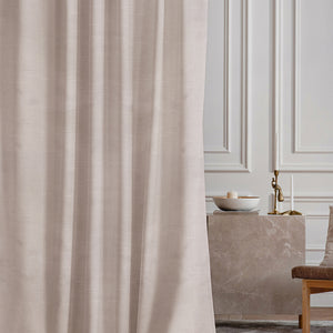 Casper Plain Room Darkening Curtains | Beige | Set of 2
