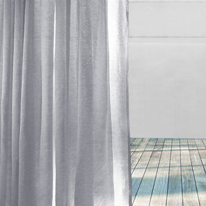 Casper Plain Sheer Curtains | Pearl | Set of 2