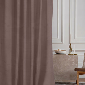 Casper Plain Blackout Curtains | Dark Brown | Set of 2