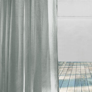 Casper Plain Sheer Curtains | Sage Green | Set of 2