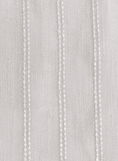 Amore Striped Sheer Curtains | Off White | Set of 2