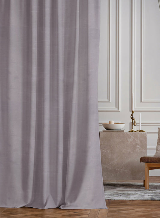 Casper Plain Blackout Curtains | Light Gray | Set of 2