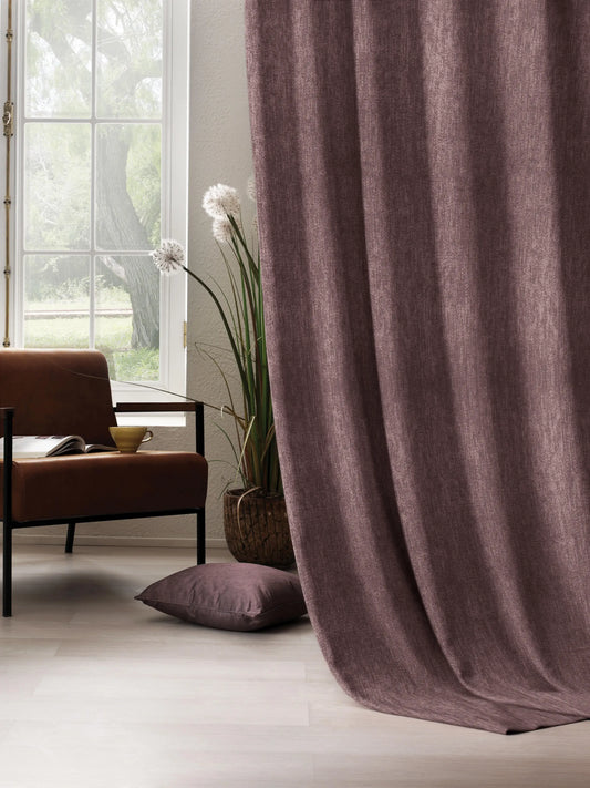 Arezzo 100% Blackout Curtain | Mauve