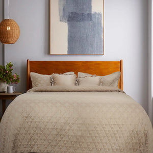 Home Crayons CloudTouch™ AC Comforter Set | 33% Oversized | Includes 2 Pillow Covers & 2 Cushion Covers | Oatmeal