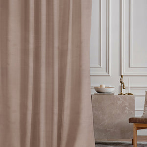 Casper Plain Blackout Curtains | Hemp | Set of 2