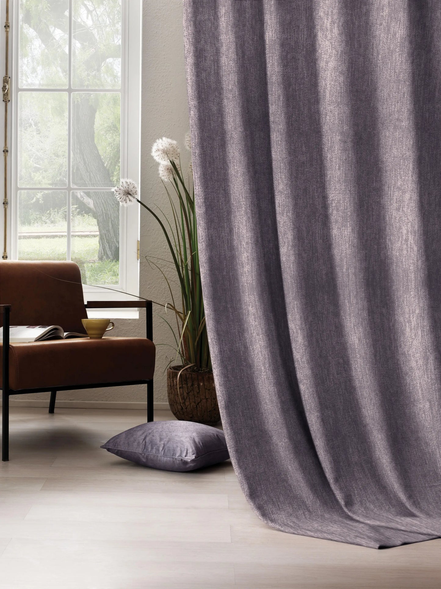 Arezzo Plain Blackout Curtains | Lily | Set of 2