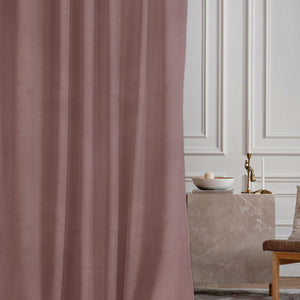 Casper Plain Blackout Curtains | Rouge Pink | Set of 2