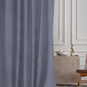 Casper Plain Blackout Curtains | Denim Blue | Set of 2