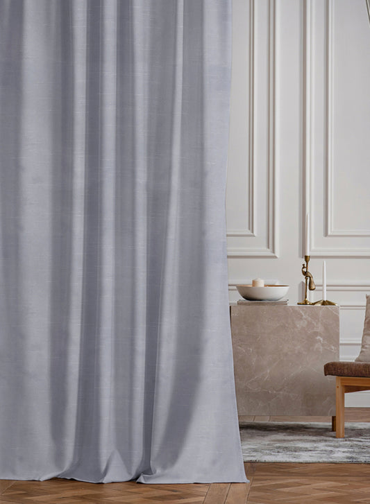 Casper Plain Blackout Curtains | Pearl | Set of 2