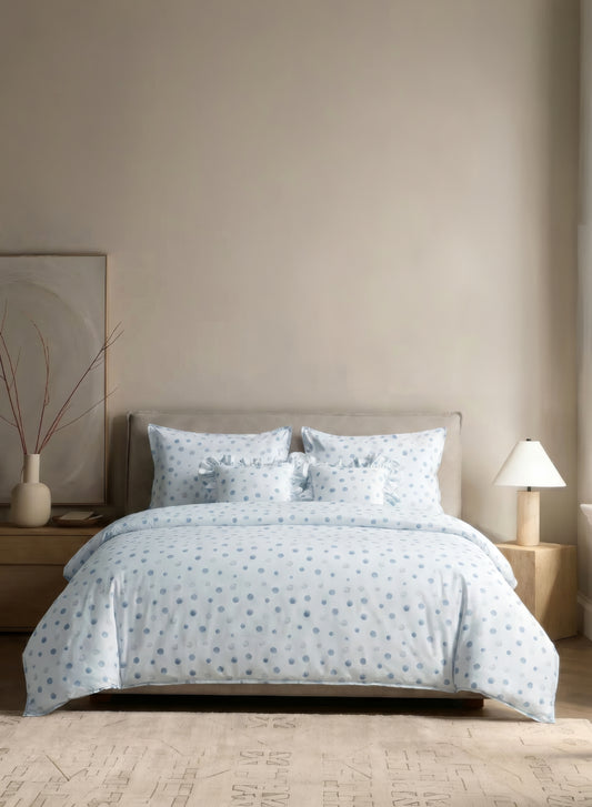 Crayonic™ 5-Piece AC Comforter Set | Signature Designer Comforter Set | Bluebell