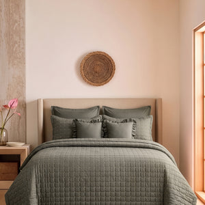 Home Crayons CloudTouch™ 8-Piece AC Bedding Set | Complete Bedroom Upgrade in One Set | Smoked Coffee