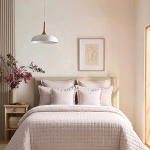 Home Crayons CloudTouch™ 8-Piece AC Bedding Set | Complete Bedroom Upgrade in One Set | Sakura Blush