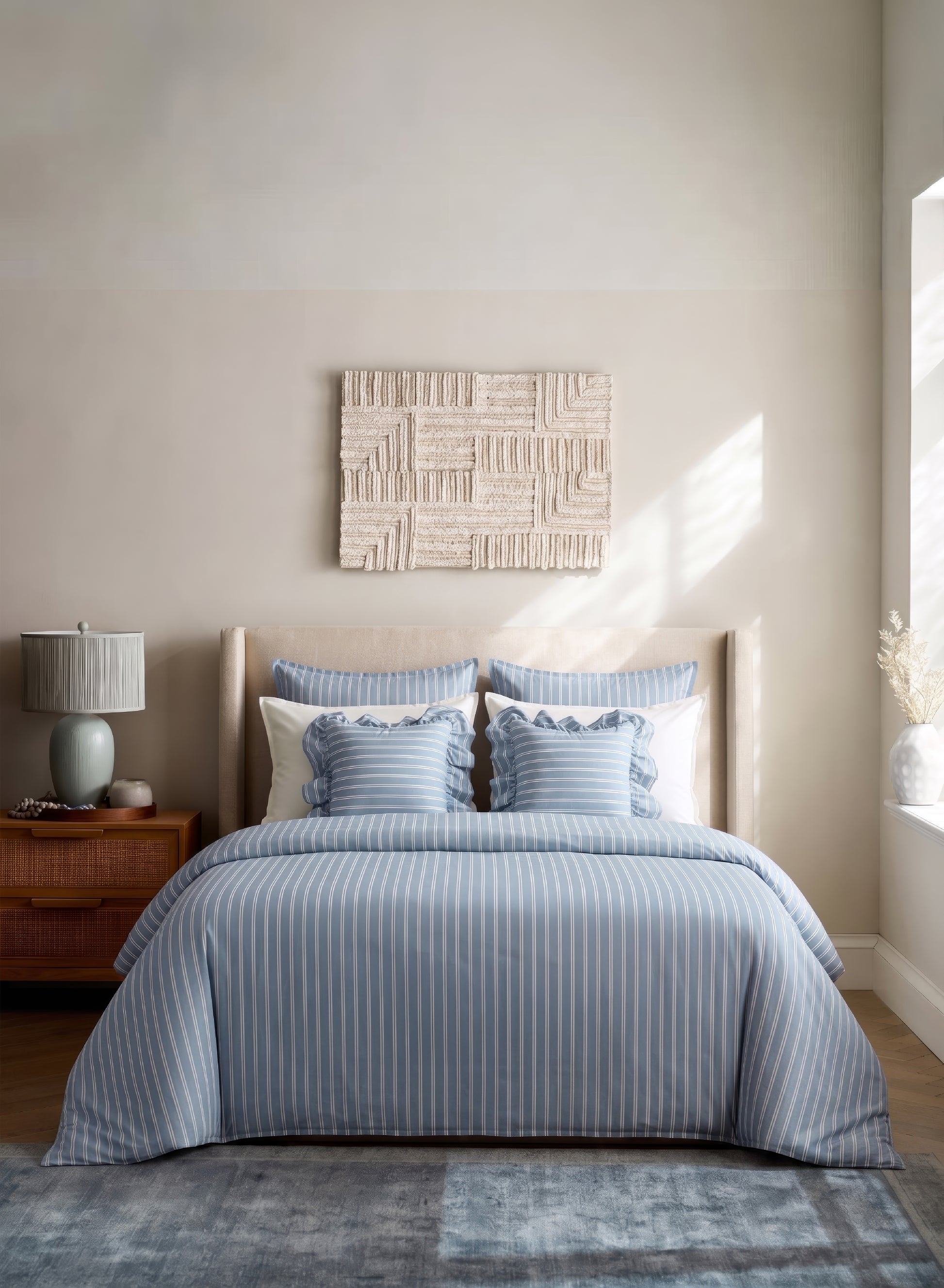Crayonic™ 8-Piece AC Bedding Set | Signature Designer Bedding for AC Rooms | Coastal