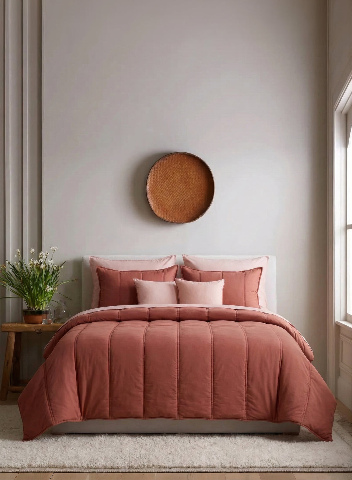 Cocoon 8-Piece Bedding Set | Terracotta