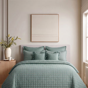Home Crayons CloudTouch™ 8-Piece AC Bedding Set | Complete Bedroom Upgrade in One Set | Sage Green