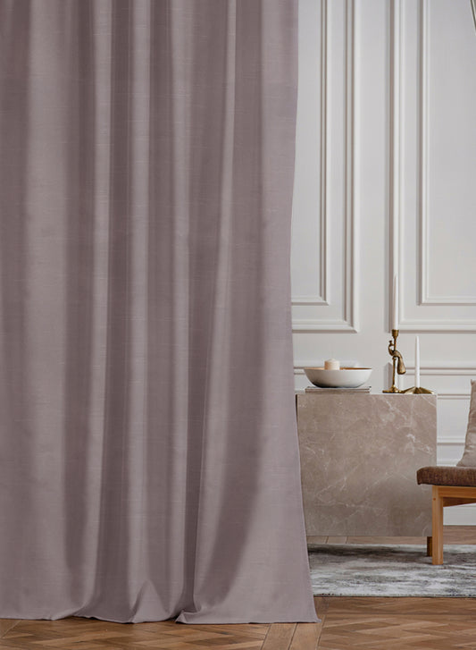 Casper Plain Room Darkening Curtains | Falcon Gray | Set of 2