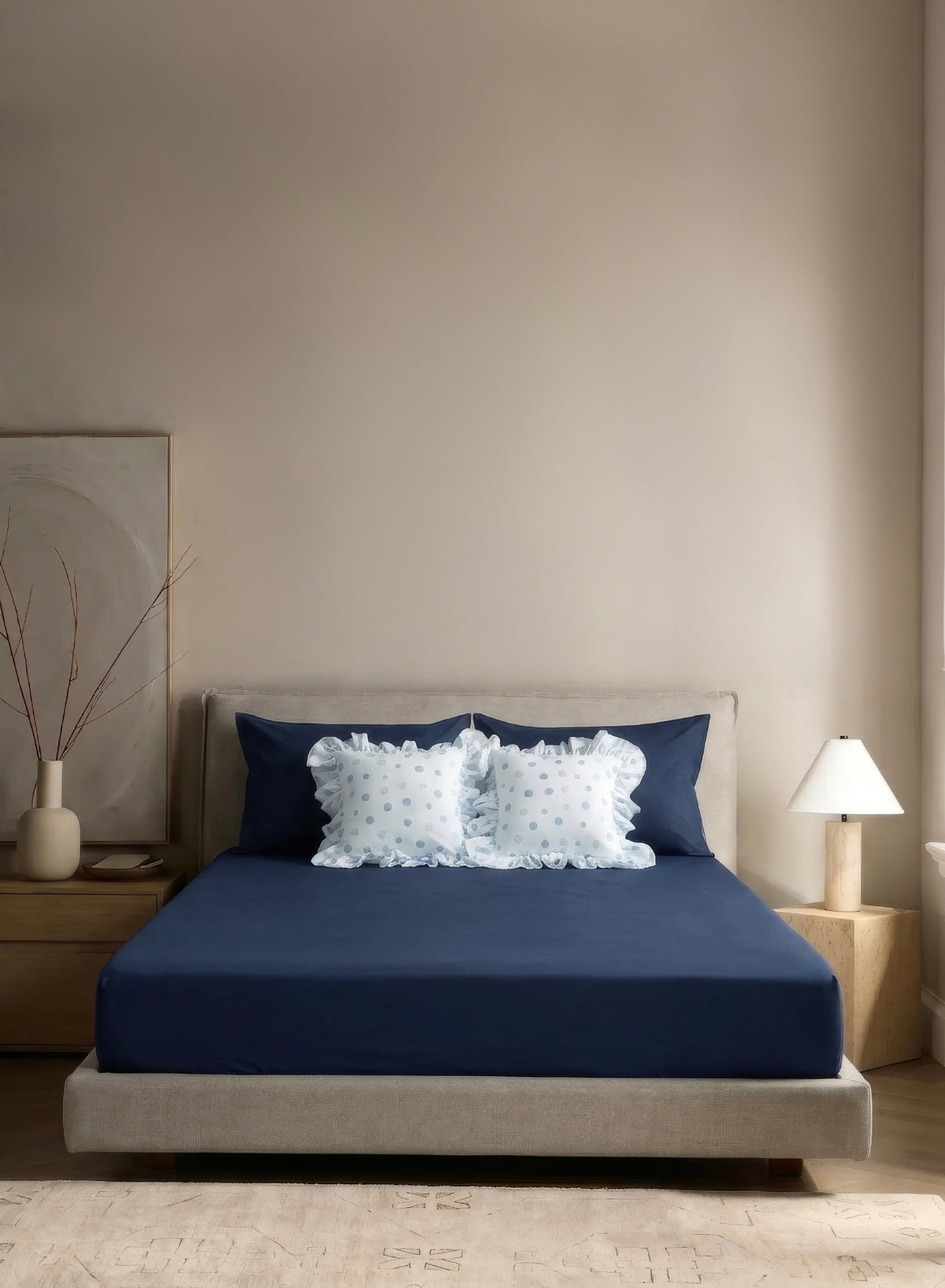 LuxeFit™ Fitted Bedsheet Set | Deepsea