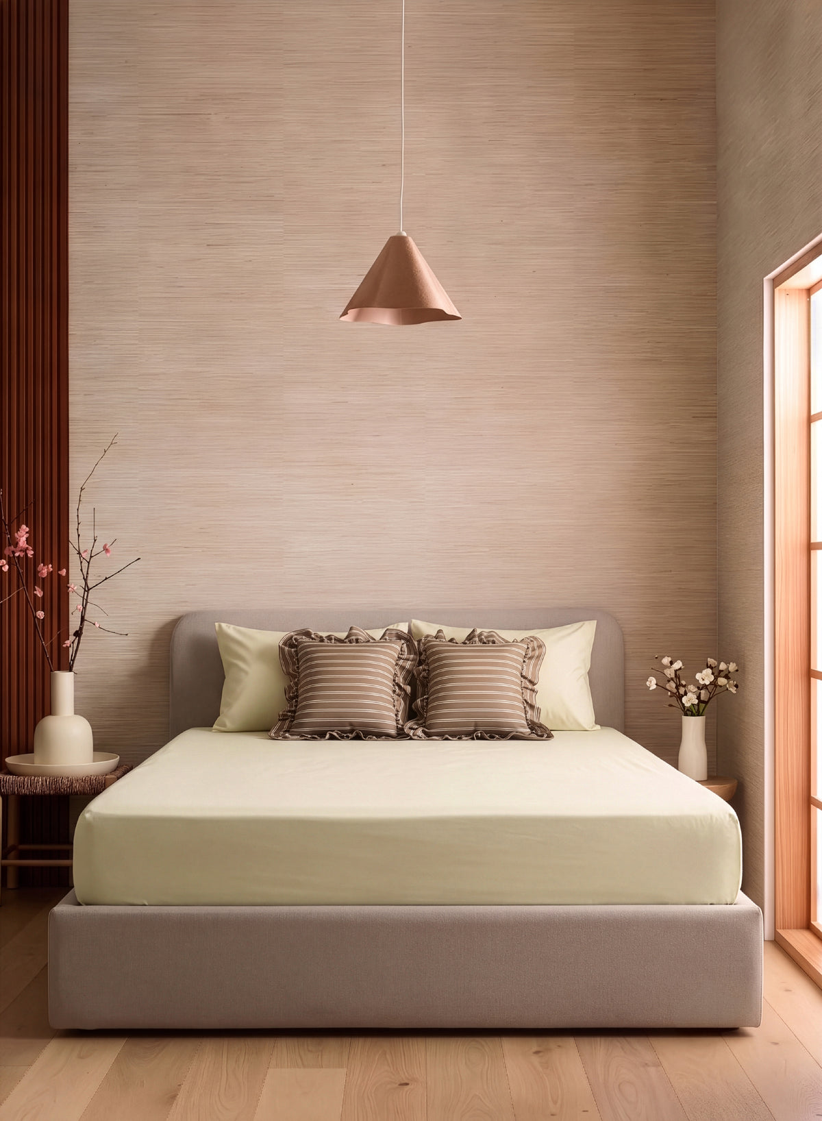 LuxeFit™ Fitted Bedsheet Set | Buttercream