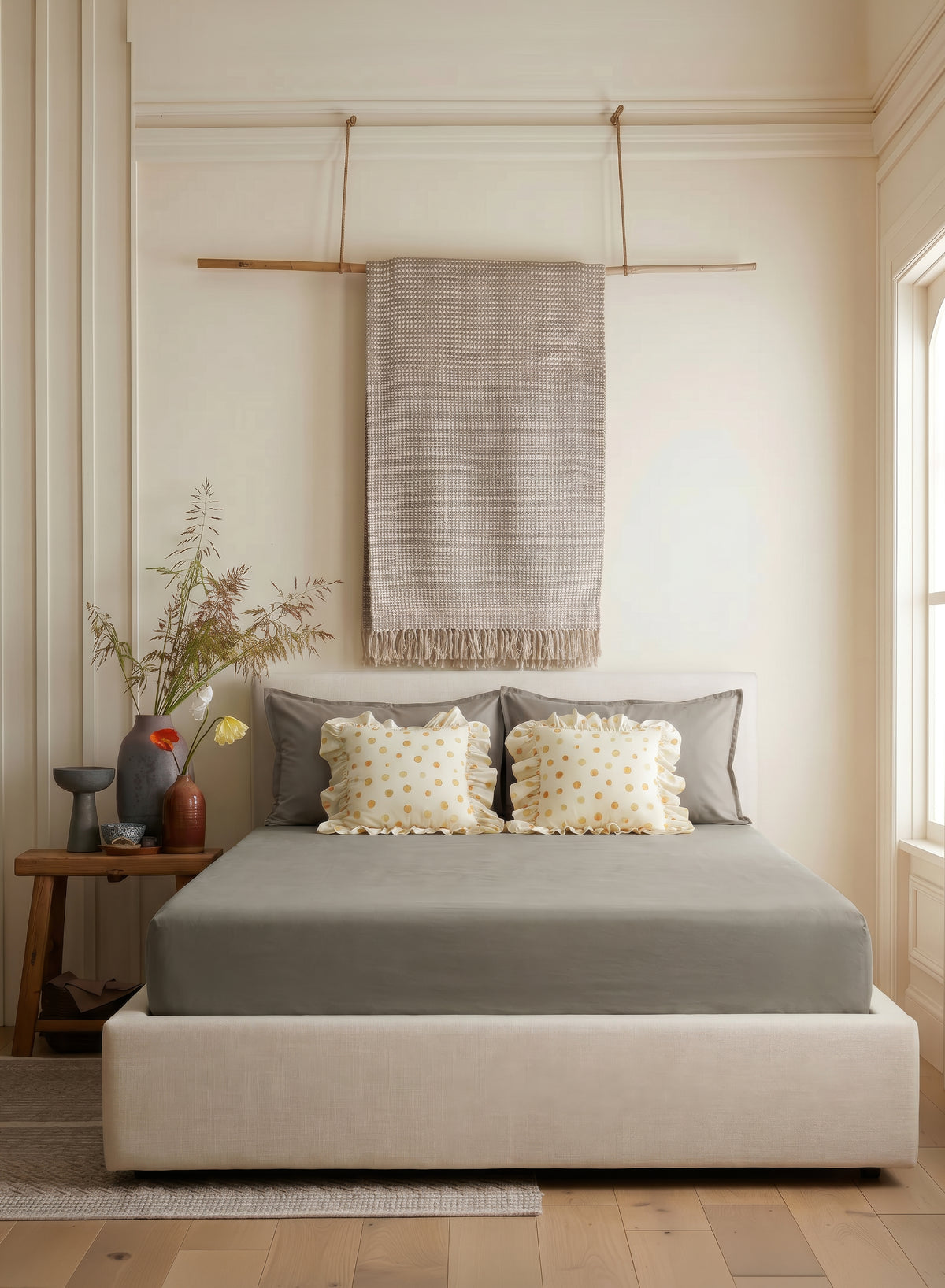 LuxeFit™ Fitted Bedsheet Set | Smoky Taupe
