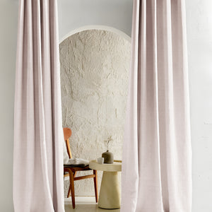 Cocoon Minimal Texture Room Darkening Curtains | Modern Aesthetic | Off White | Set of 2 | Fully Customizable