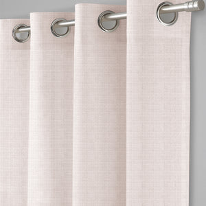 Cocoon Minimal Texture Room Darkening Curtains | Modern Aesthetic | Off White | Set of 2 | Fully Customizable