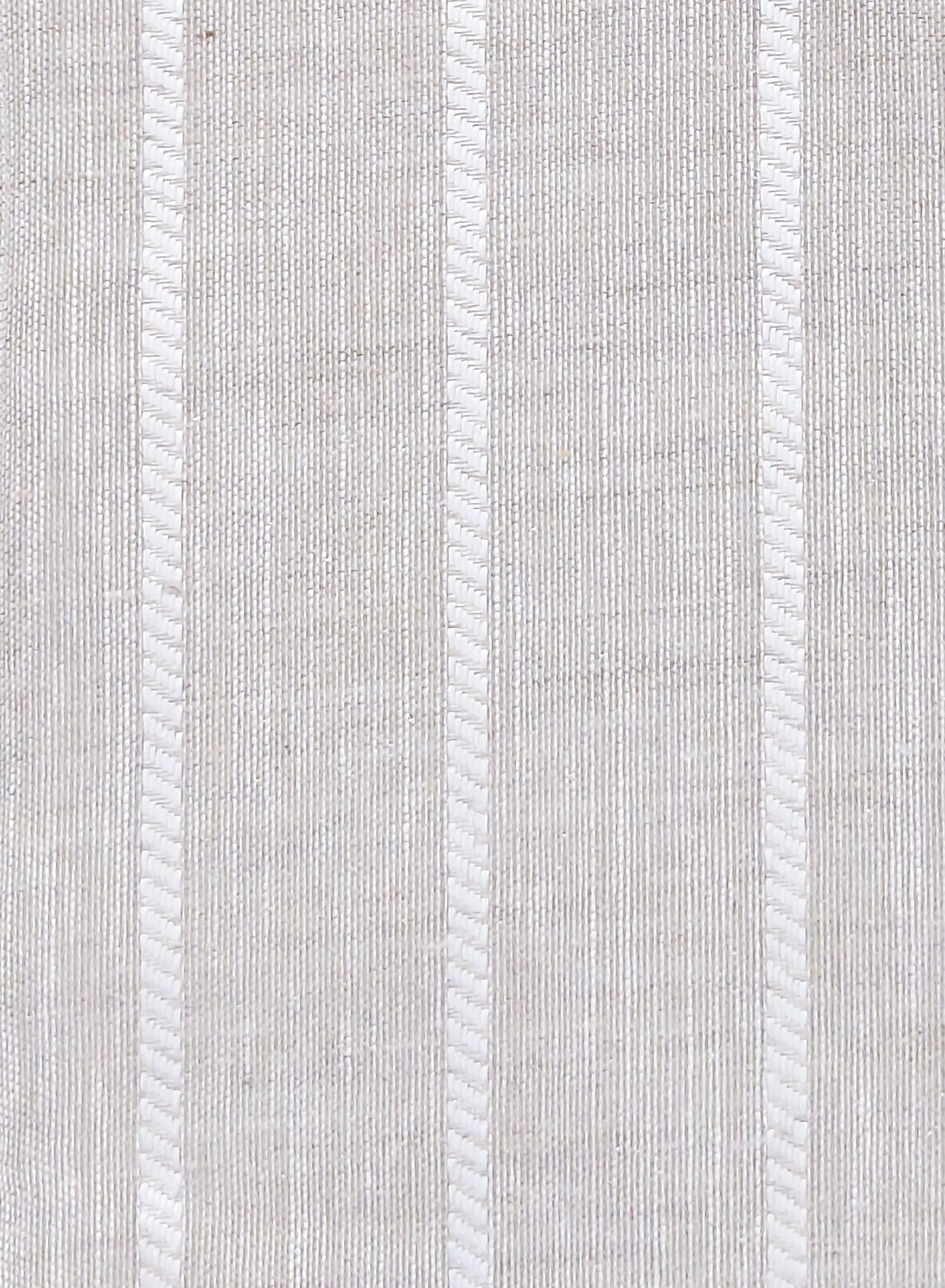 Evok Striped Sheer Curtains | Off White | Set of 2