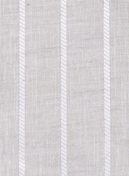 Evok Striped Sheer Curtains | Off White | Set of 2