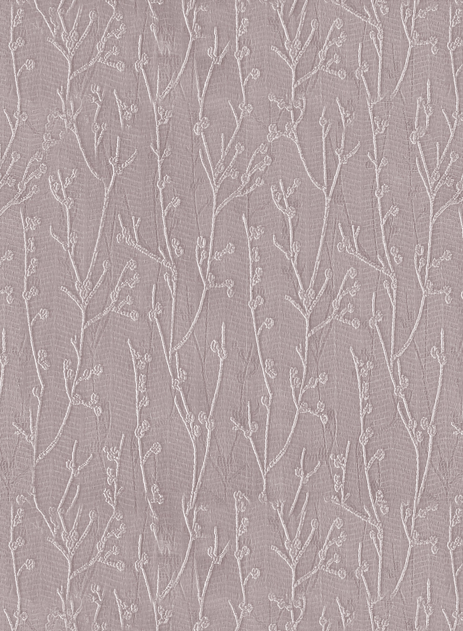 Bern Jacquard Room Darkening Curtains | Delicate Branch Embroidery | Deep Blush | Set of 2 | Fully Customizable