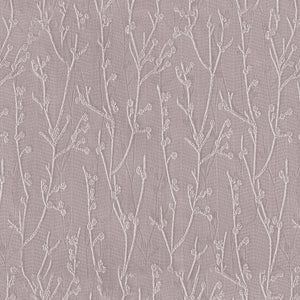Bern Jacquard Blackout Curtains | Delicate Branch Embroidery & Total Light Block | Deep Blush | Set of 2 | Fully Customizable