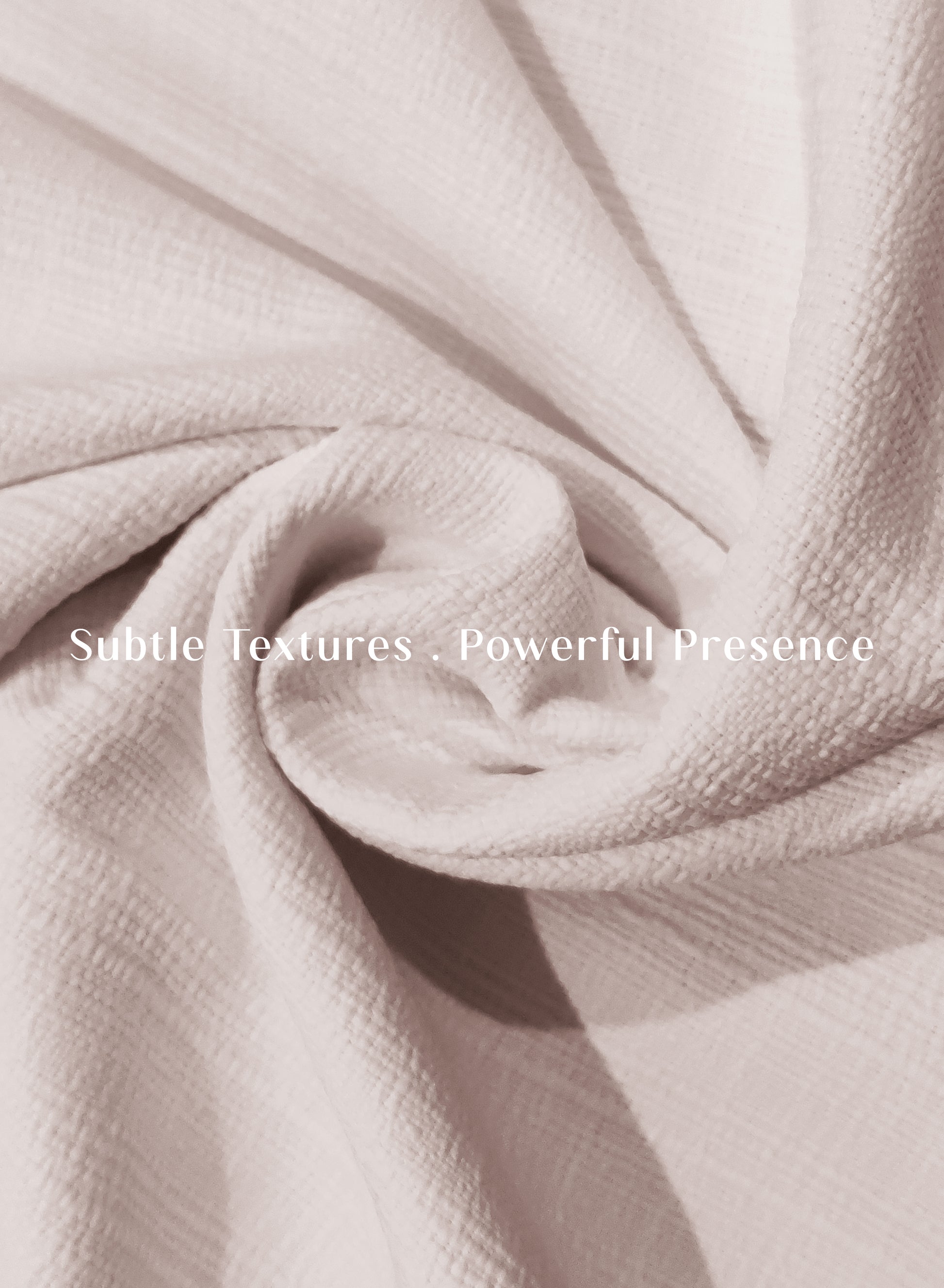 Cocoon Minimal Texture Room Darkening Curtains | Modern Aesthetic | Off White | Set of 2 | Fully Customizable