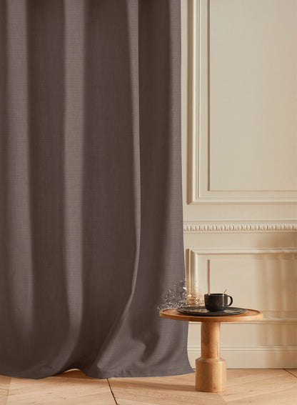 Cocoon Room Darkening Curtains | Mocha Brown | Set of 2