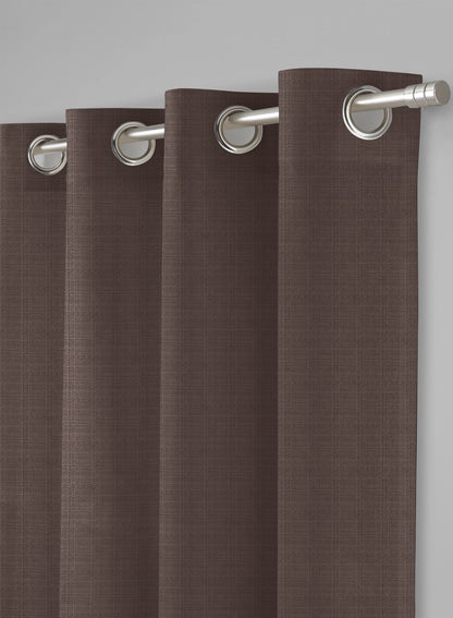 Cocoon Room Darkening Curtains | Mocha Brown | Set of 2