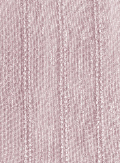 Amore Striped Sheer Curtains | Deep Blush | Set of 2