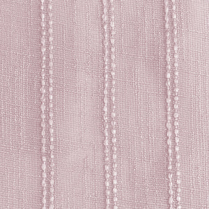 Amore Striped Sheer Curtains | Airy Elegance & Soft Light Filter | Deep Blush | Set of 2 | Fully Customizable