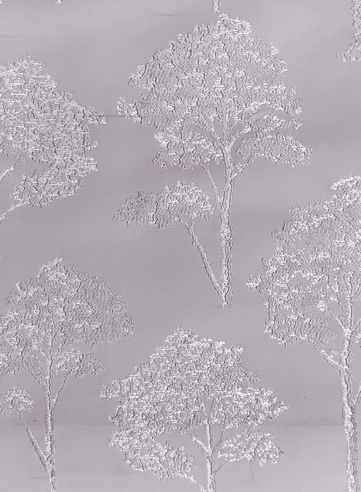 Bern Jacquard Room Darkening Curtains | Scenic Tree Pattern | Lavender Gray | Set of 2 | Fully Customizable