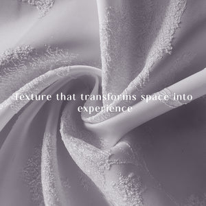 Bern Jacquard Blackout Curtains | Scenic Tree Pattern & Total Light Block | Lavender Gray | Set of 2 | Fully Customizable