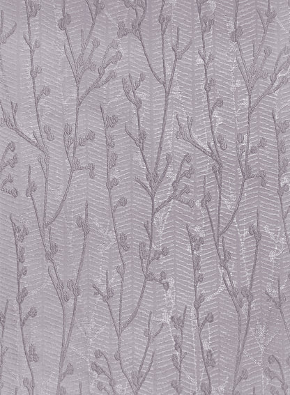 Bern Jacquard Room Darkening Curtains | Lavender Gray | Set of 2 (Pattern 2)