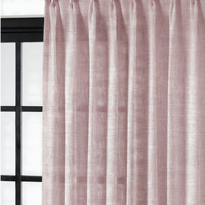 Amore Plain Sheer Curtains | Airy Elegance & Soft Light Filter | Deep Blush | Set of 2 | Fully Customizable