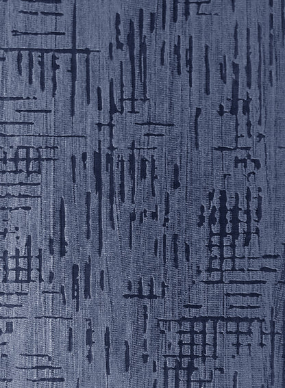 Elsa Textured Blackout Curtains | Royal Blue | Set of 2