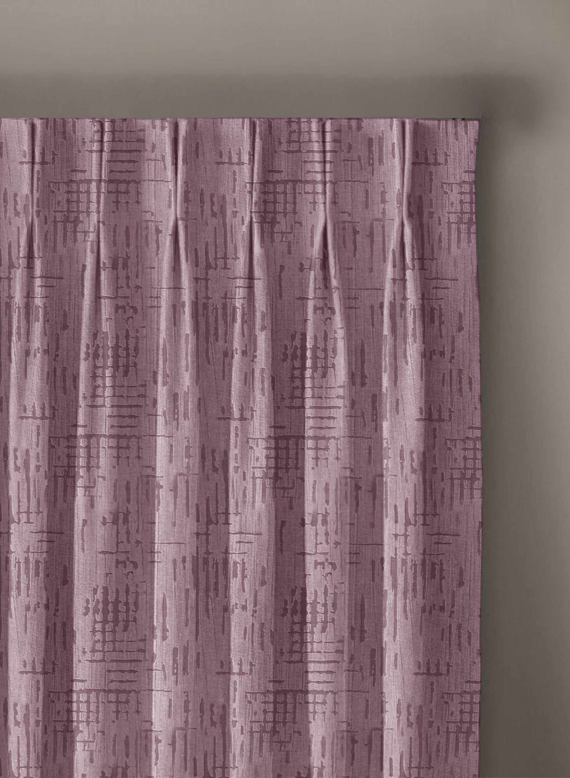 Elsa Textured Room Darkening Curtains | Deep Blush | Set of 2