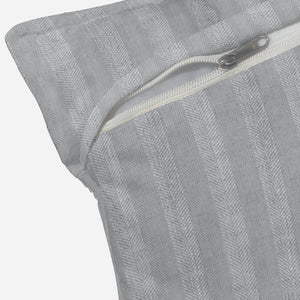 Lyon Cotton Cushion Cover | Soft Blue (Pattern 2)