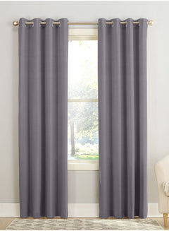 Casper Plain Blackout Curtains | Dark Gray | Set of 2