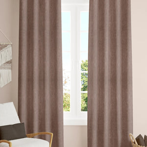 Arezzo Plain Blackout Curtains | Hemp | Set of 2