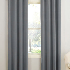 Casper Plain Blackout Curtains | Bright Gray | Set of 2