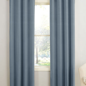 Casper Plain Room Darkening Curtains | Dark Aqua | Set of 2