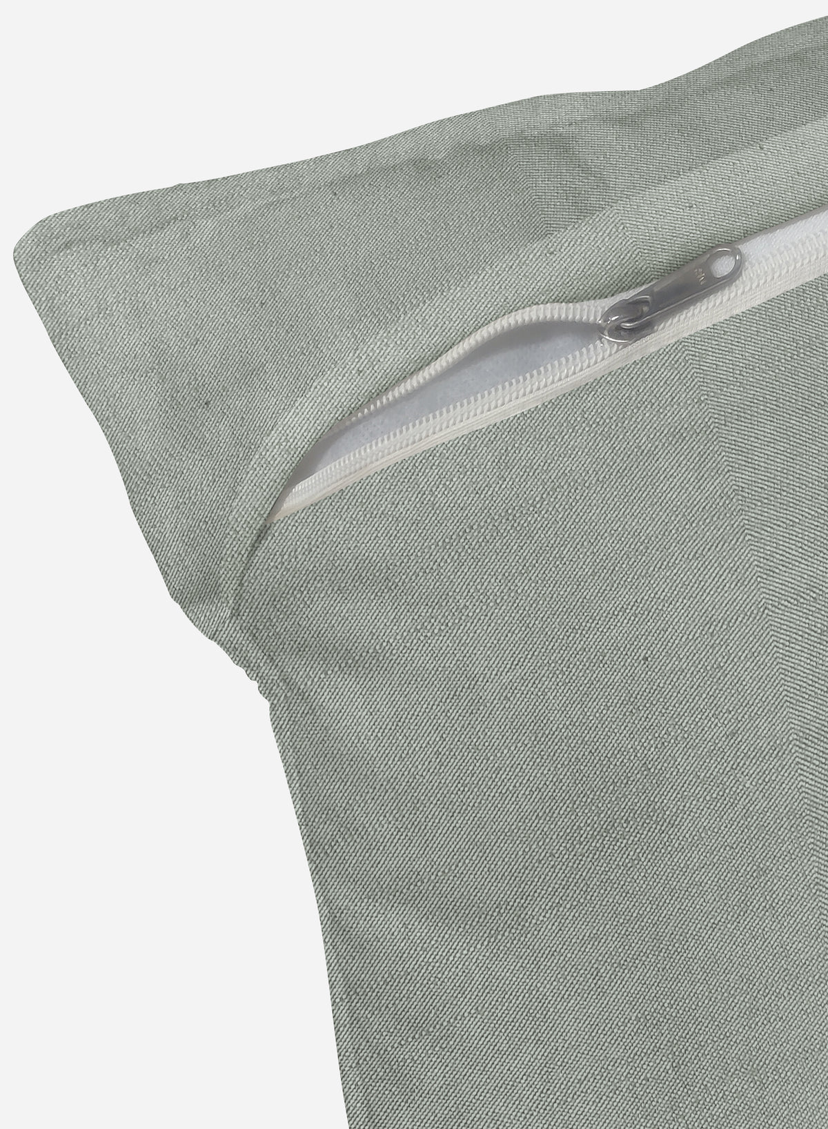Lyon Cotton Cushion Cover | Sage Green (Pattern 3)
