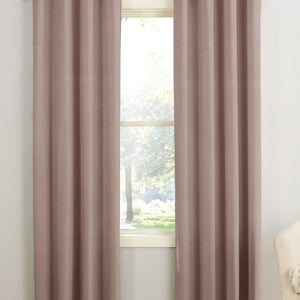 Casper Plain Room Darkening Curtains | Hemp | Set of 2