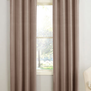 Casper Plain Blackout Curtains | Light Brown | Set of 2