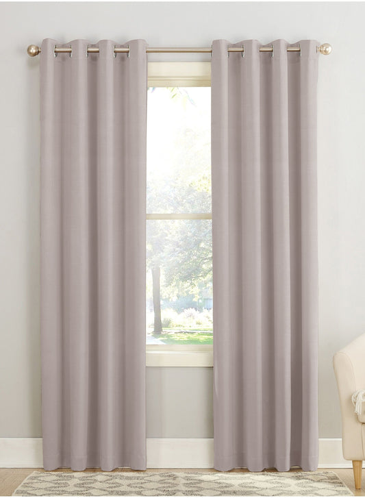 Casper Plain Blackout Curtains | Off White | Set of 2
